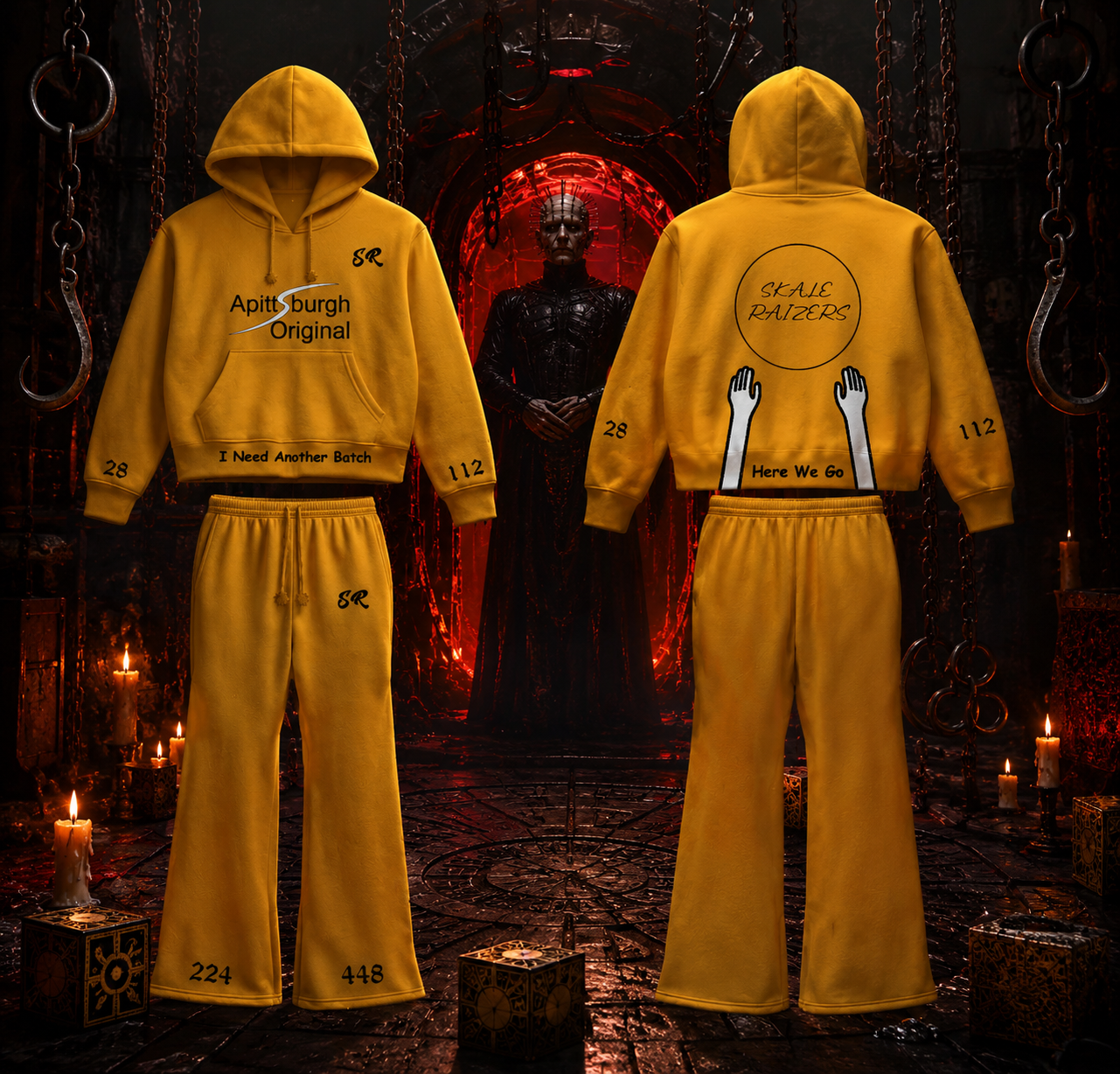 A Pittsburgh Original – Black & Gold Sweat Suit Set